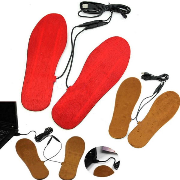 USB Electric Powered Heated Insoles Electric Keep Feet Warm