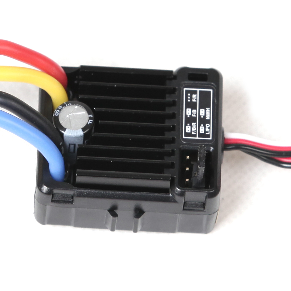 ROCHOBBY Hobbywing Waterproof 60A Brushed ESC For 1/6 2.4G 2CH 1941 MB SCALER RC Car Waterproof Vehicle Models Parts - Photo: 2
