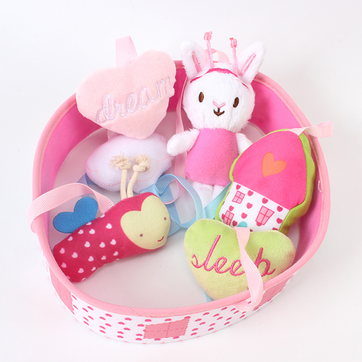 Cute Pink Music Rotating Bed Bell Baby Accompany Sleep To Appease Emotions Baby Educational Toys - Photo: 7