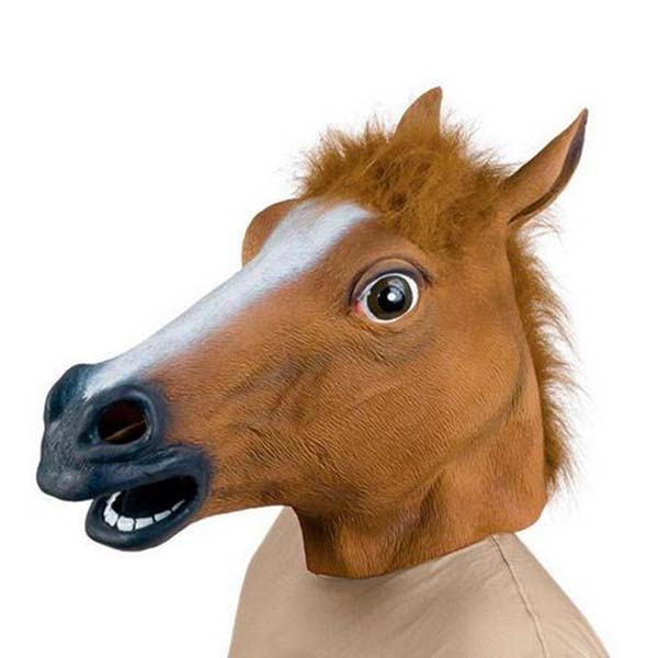 Creepy Horse Head Latex Face Mask