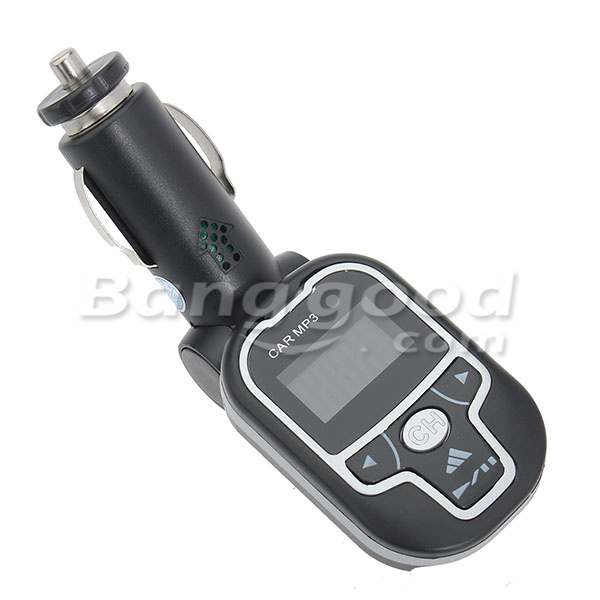 FM Transmitter USB Charger Car MP3 Player LCD Display
