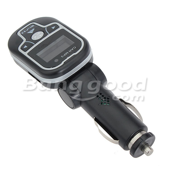 FM Transmitter USB Charger Car MP3 Player LCD Display