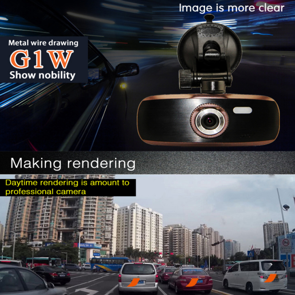 Dome G1W Car DVR Dash Recorder Camera GP2159 Chipset HD 1080P G-sensor 2.7 Inch