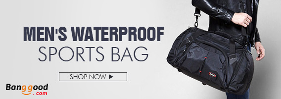 34% OFF Men's Waterproof Travel Sports Bag Large Capacity Gym Handbag Hot Sale by HongKong BangGood network Ltd.