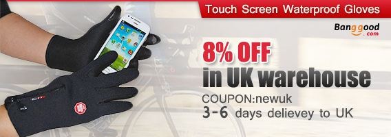 Extra 8% OFF For Winter Sports Cycling Skiing Touch Screen Waterproof Gloves by HongKong BangGood network Ltd.