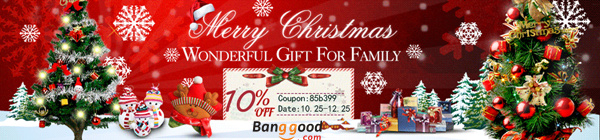 Extra 10% OFF  Christmas Home Decor by HongKong BangGood network Ltd.