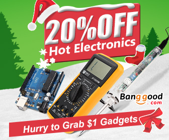 Xmas Electronics Ultimate Sale! Grab $1 Gadgets & 20% OFF Hot Electronics by HongKong BangGood network Ltd.