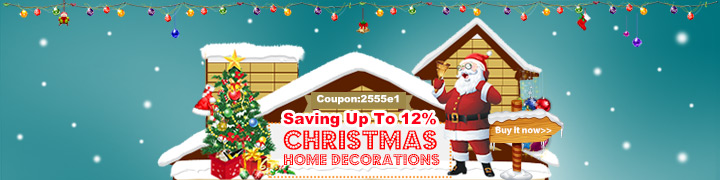 Extra 12% OFF For Christmas Home Decorations by HongKong BangGood network Ltd.