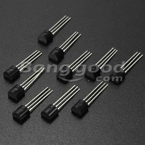 10pcs 2N7000 N-Channel Transistor Fast Switch MOSFET TO-92 6