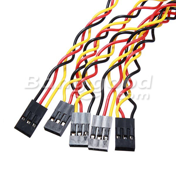 25pcs 3 Pin 20cm 2.54mm Jumper Cable DuPont Wire For Arduino Female To Female 4
