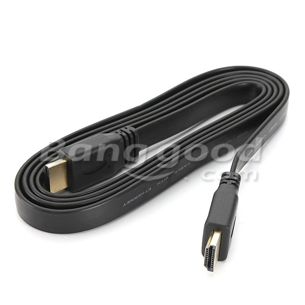 1.5M V1.4 Flat HD Cable For BLURAY 3D DVD PS3 HDTV XBOX 360 12