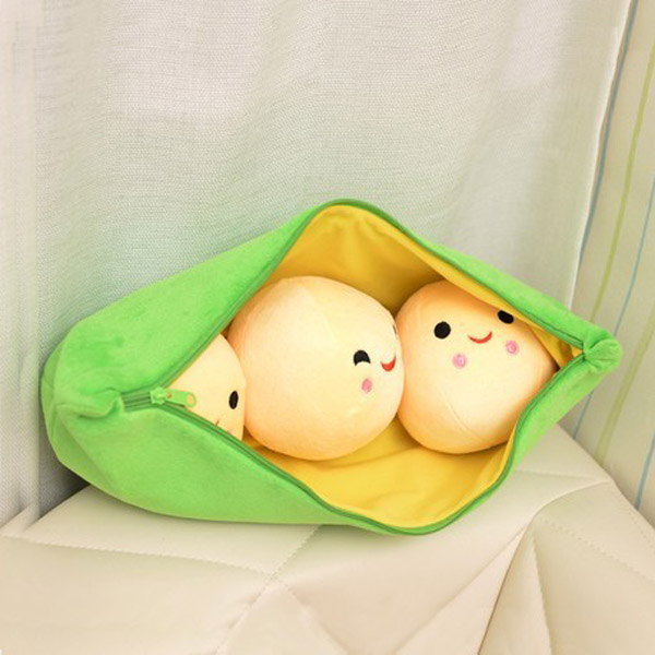 Plush Stuffed Toy Creativity 25CM Peasecod Holland Bean Pillow