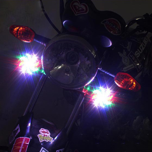 DC12V Waterproof Decorative Motorcycle Modification Strobe Lights  Alex NLD