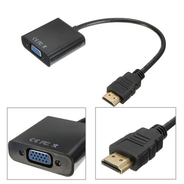 1080P HDMI To VGA Adapter Converter Cable