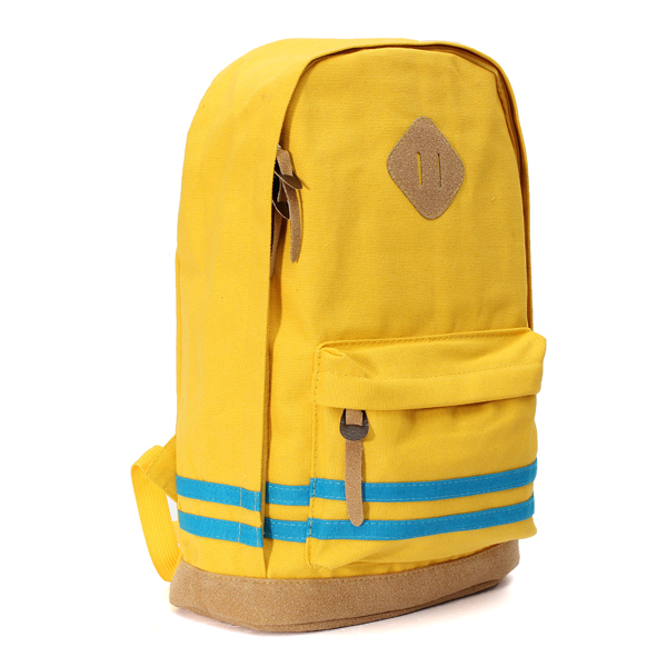 Girl Travel Canvas Backpack Student School Bag Leisure Rucksack