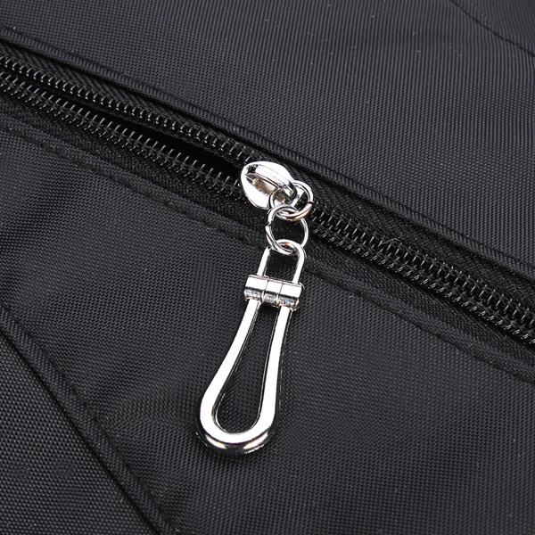 Men Women Cross Zipper Buckle Backpack Schoolbag 