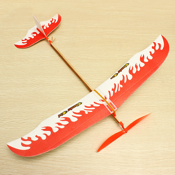 Thunderbird Teenagers Aviation Model Planes Creative DIY Model Powered By Rubber Band Fun Toys  