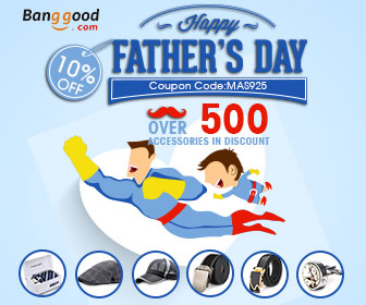 10% OFF for Accessories In Father's Day from HongKong BangGood network Ltd.