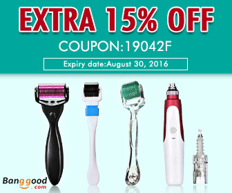 Extra 15%off For Hot & New Anti-aging Derma Skin Roller from BANGGOOD TECHNOLOGY CO., LIMITED