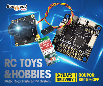 15% OFF for Multic rotor parts&FPV System promotion in eu direct from BANGGOOD TECHNOLOGY CO., LIMITED