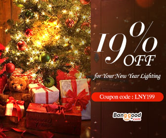 New Year: 19% OFF for Light & Lighting (LED Products) from BANGGOOD TECHNOLOGY CO., LIMITED