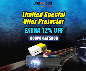 Up to 12% OFF  Promotion for Projectors from BANGGOOD TECHNOLOGY CO., LIMITED
