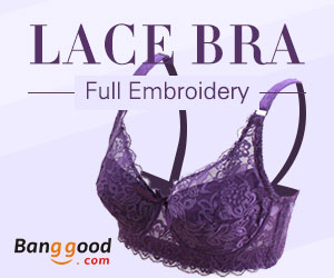 HongKong BangGood network Ltd. - 31% OFF Plus Size Sexy Ultra Thin Full Embroidery Lace Hollow Flower Push Up Adjustable 4 Hooks Bras