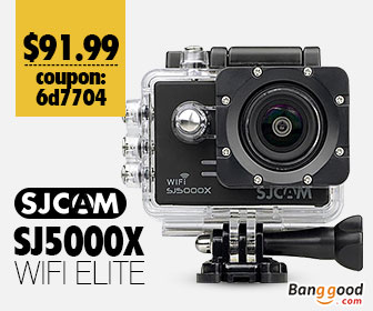 20% OFF SJcam SJ5000X WIFI ELITE Action Camera  from BANGGOOD TECHNOLOGY CO., LIMITED