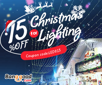 15% OFF for Christmas LED Lights and Lighting from BANGGOOD TECHNOLOGY CO., LIMITED