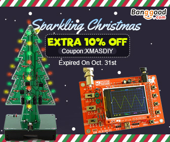 Sparkling Christmas With Extra 10% OFF Coupon For LED DIY Kits! from BANGGOOD TECHNOLOGY CO., LIMITED