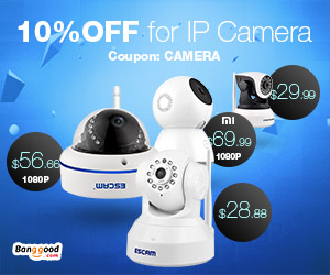 10% OFF Weekly Unbeatable Security Camera Coupon Deals from BANGGOOD TECHNOLOGY CO., LIMITED