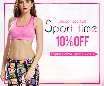 10% OFF for Sport Lingerie  from BANGGOOD TECHNOLOGY CO., LIMITED