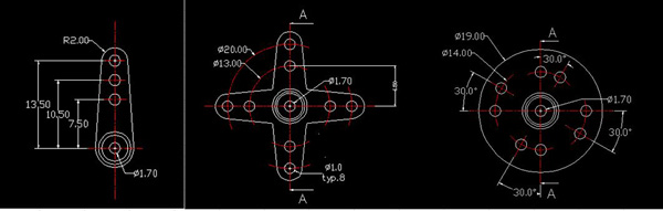 EMAX ES08MA II 12g Mini Metal Gear Analog Servo for RC Model 11