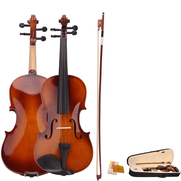 4/4 Acoustic Violin with Case Bow Rosin
