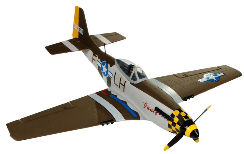 North American P-51D P51D Mustang 680mm RC Wingspan Warbird KIT - Photo: 4