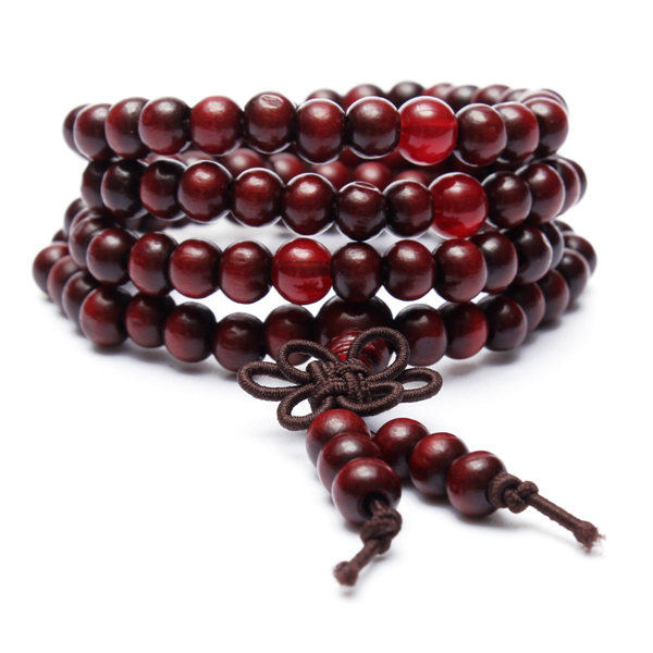 Multilayer Sandalwood Prayer Beads Bracelet