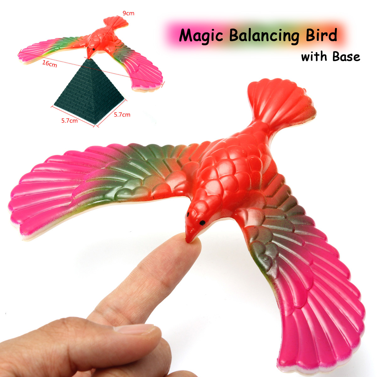 2x Magic Balancing Bird Science Desk Toy Novelty Fun Learning Gag Gift 4color 