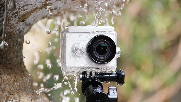 Original Waterproof Diving Back Up Case 40M for Xiaomi Yi Sports Camera New Version White