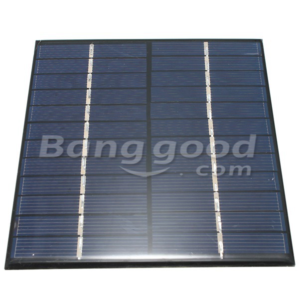 2W 12V 0-160mA Polycrystalline Mini Solar Panel Photovoltaic Panel 9