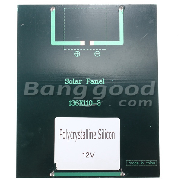 2W 12V 0-160mA Polycrystalline Mini Solar Panel Photovoltaic Panel 10