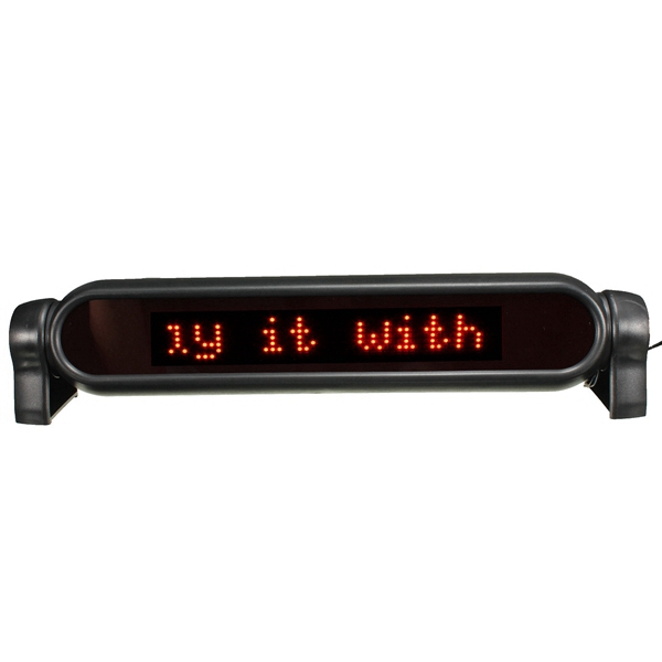 LED Car Display Board Programmable Electronic Moving Scrolling Message System