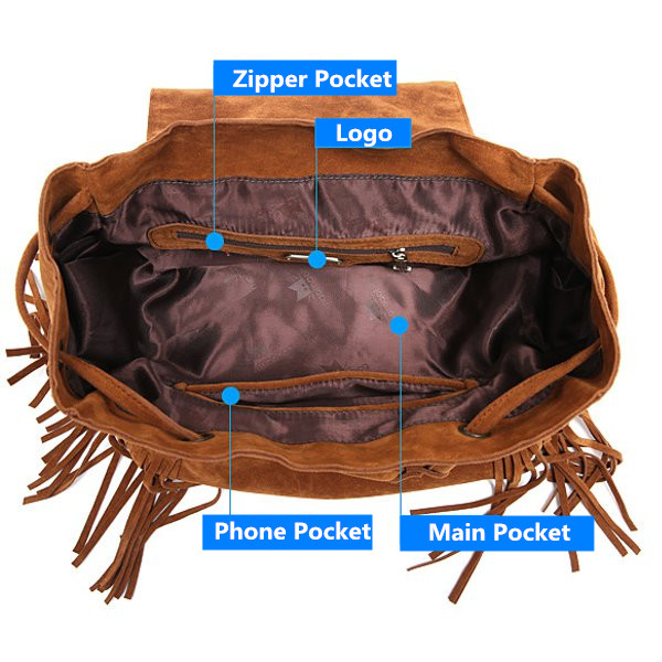 Inner Show Of Tassel Backpack