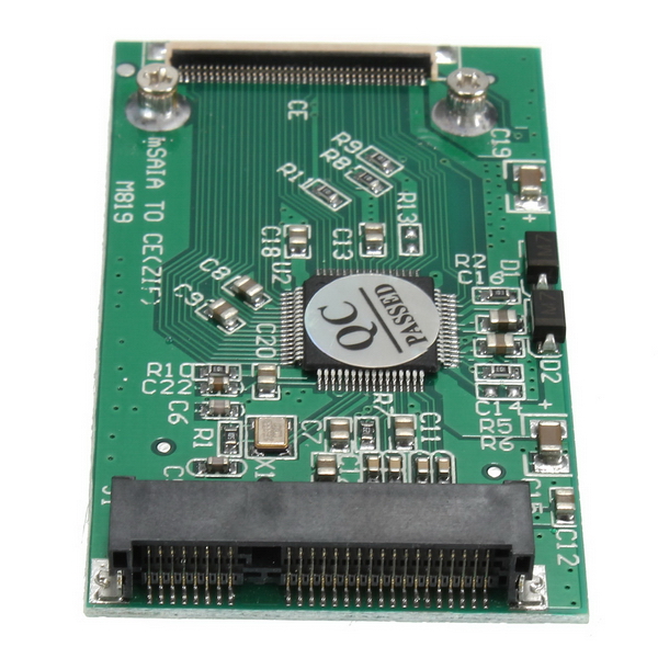 mSATA PCI-E SSD To 40Pin ZIF CE Cable Adapter Converter Card