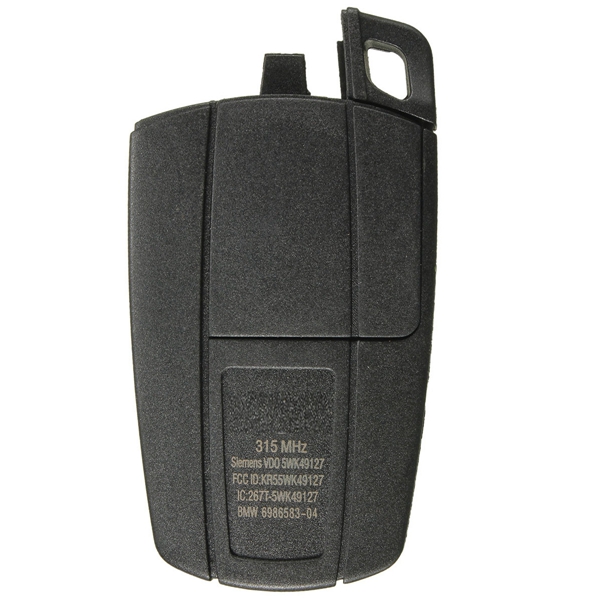 No Chip Smart Remote Key 315MHz Cover Shell for BMW 1 3 5 6 Series