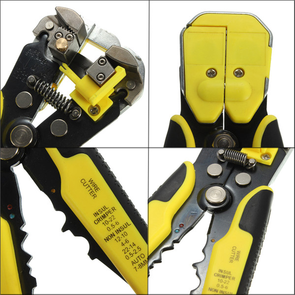 DANIU Multifunctional Automatic Wire Stripper Crimping Pliers Terminal Tool 21