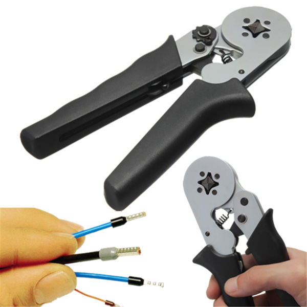 DANIU AWG24-10 Self-Adjustable Terminal Crimping Tool Wire Cord Crimper Plier 0.08-6mm² 18