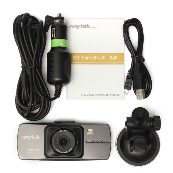 Anytek A88 Car DVR Recorder Vehicle Video Camera G-sensor Dash Cam Night Vision 
