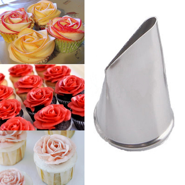 FantasyDay Cake Decorating Set Christmas Birthdays Anniversary Wedding DIY Icing Nozzle for Cupcakes Cakes Cookies Dessert Pastry Making Tools #1 3 Pieces Stainless Steel Piping Nozzles Tips Kit