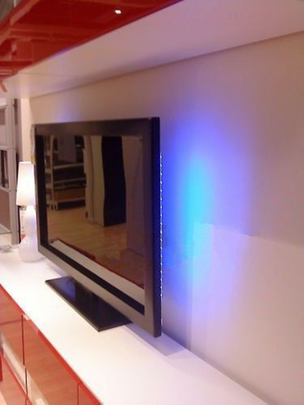 Red FPTB 50cm Waterproof LED Strip Light TV Background Light with AC 5V