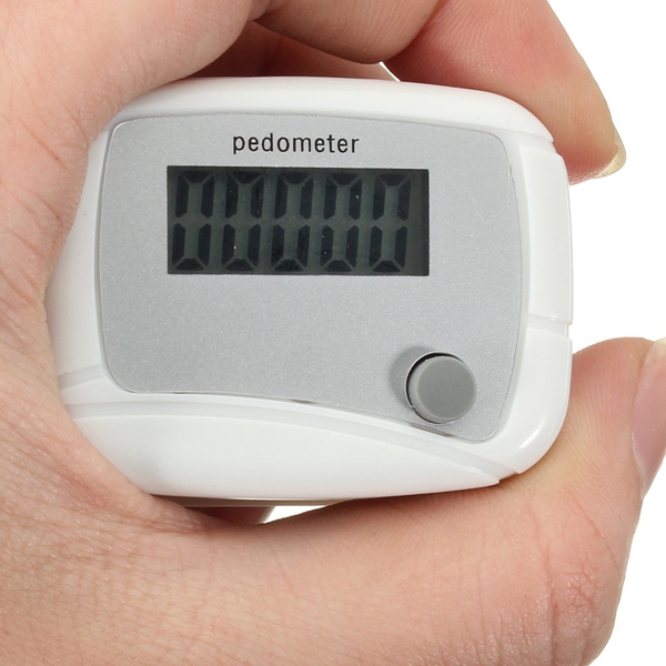 Digital LCD Step Pedometer Fitness Walking Distance Running Counter
